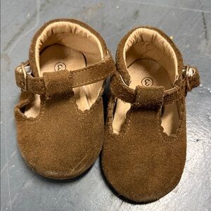Little love bug Brown Suede Kids Shoes